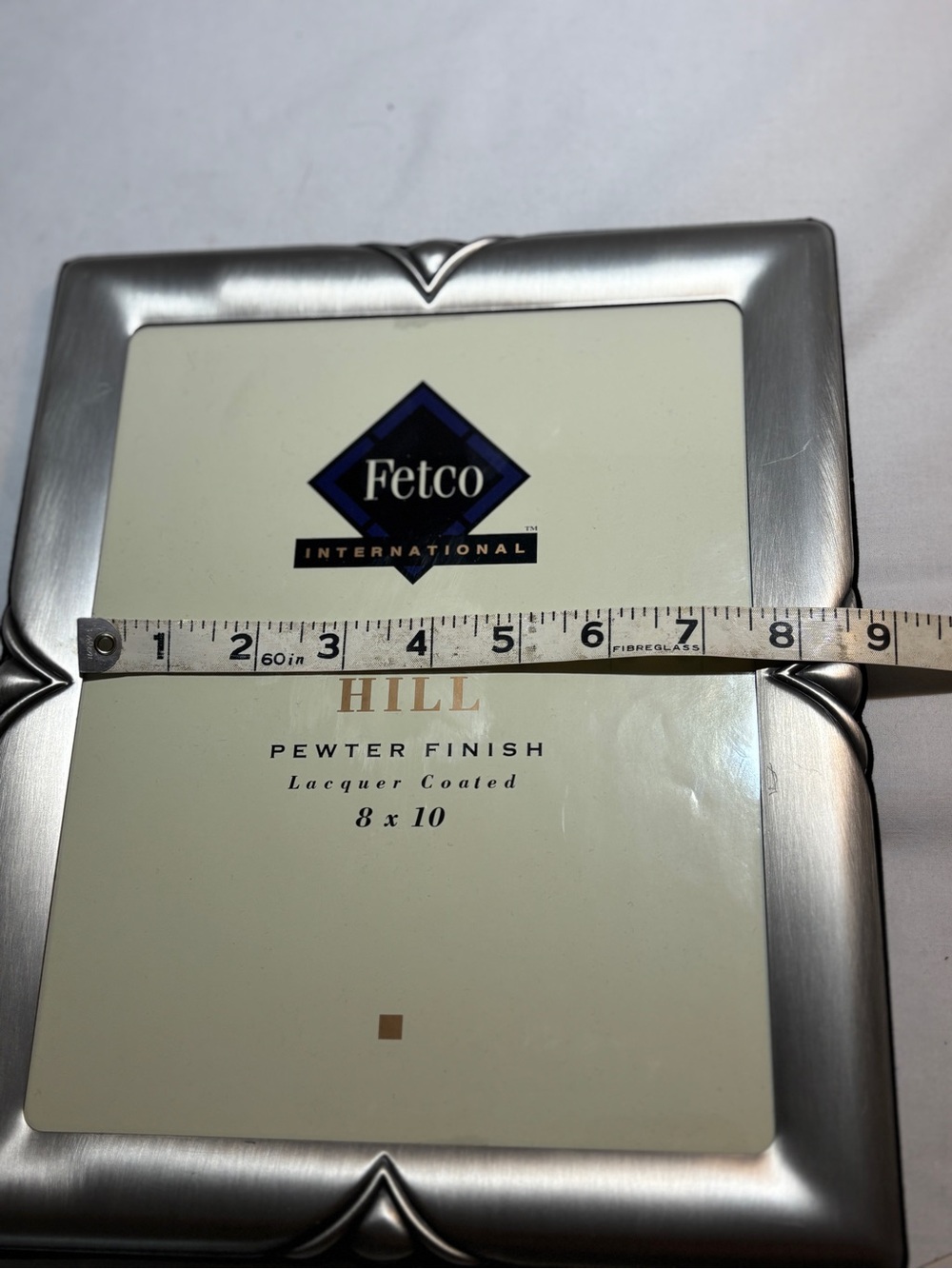 Fetco Beacon Hill Pewter Finish 8x10 Photo Frame - Silver - Picture 6 of 8